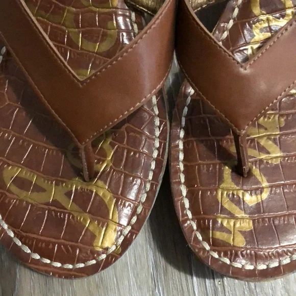 Sam Edelman cork Platform Thong Sandals. - Picture 4 of 11